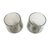 1990s 1990s Smoke Art Deco Cocktail Glasses by Viski - Transparent Grey For Sale - Image 5 of 6