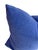 Contemporary Blue Brushed Cotton Pillow For Sale - Image 3 of 5