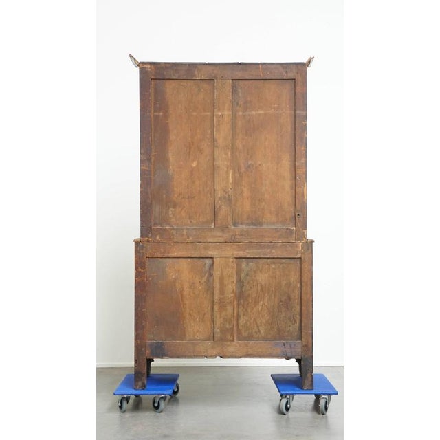 Antique Early 19th Century English Oak Food Cupboard For Sale - Image 4 of 10