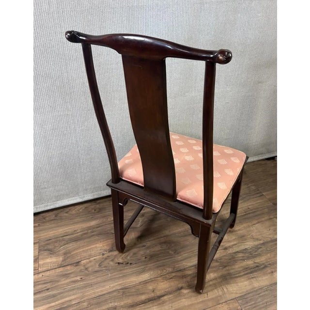 Set Four Vintage Drexel Oriental Asian Chinoiserie Splat Back Dining Room Chairs For Sale In Los Angeles - Image 6 of 6