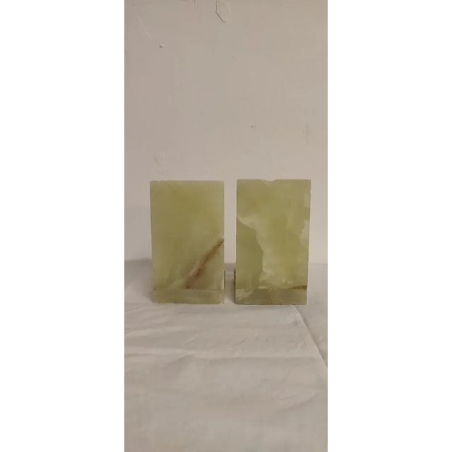 1970s Onyx and Penguin Bookends in Gilt Metal, Spain, 1960s, Set of 2 For Sale - Image 5 of 8