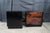 1980s Henredon Scene III Art Deco Walnut Burl Black Lacquer Nightstands Bedside Tables, Pair For Sale - Image 11 of 12