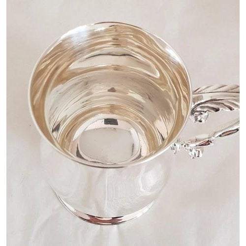 Antique Victorian Sterling Silver Tankard from Chawner & Co., London, 1882 For Sale - Image 6 of 18