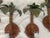 1950s 1950s Vintage Tole Palm Tree Sconces - Set of 4 For Sale - Image 5 of 8
