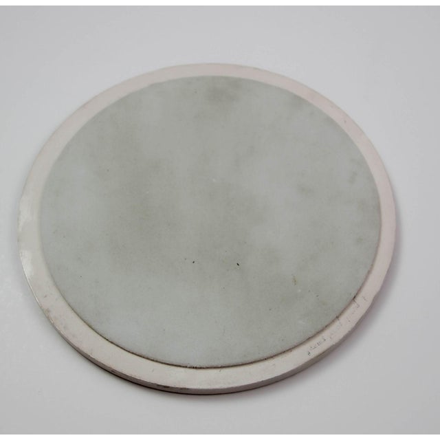 Vintage Turkish Iznik Style Ceramic Tile With a Whirling Dervish Dancer Design For Sale In Palm Springs - Image 6 of 8