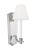 Metal Alexa Hampton by Visual Comfort Studio Paisley Tall Sconce, Polished Nickel For Sale - Image 7 of 10