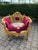 1980 French Louis XVI Gold Velvet Beech Sofa Set 3Pc For Sale - Image 17 of 18