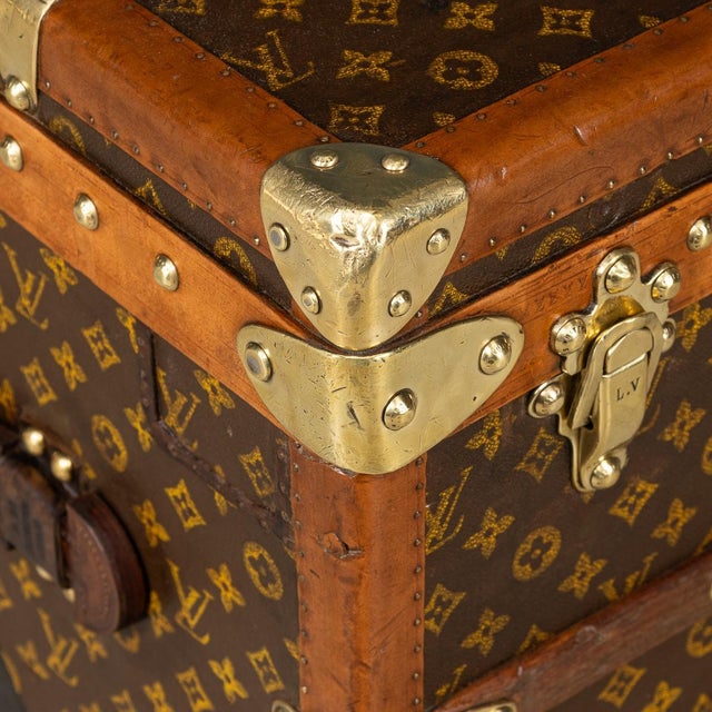 Vintage French Cabin Trunk in Monogram Canvas from Louis Vuitton, 1930 For Sale - Image 3 of 18