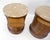 Pair of Round Cylinder Shape Two Doors End Lamp Tables Stands Pull Out Trays For Sale - Image 14 of 18
