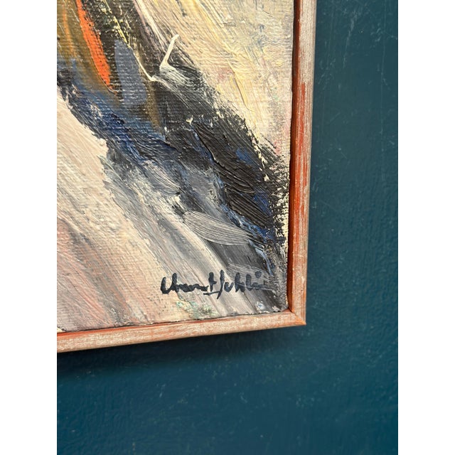 Chennet Juhlin, Abstract Landscape, 1950s, Oil on Canvas, Framed For Sale - Image 5 of 18