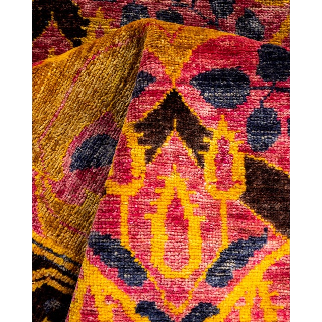 Textile Arts & Crafts, One-of-a-Kind Hand-Knotted Runner Rug - Multi, 2' 7" x 10' 2" For Sale - Image 7 of 8