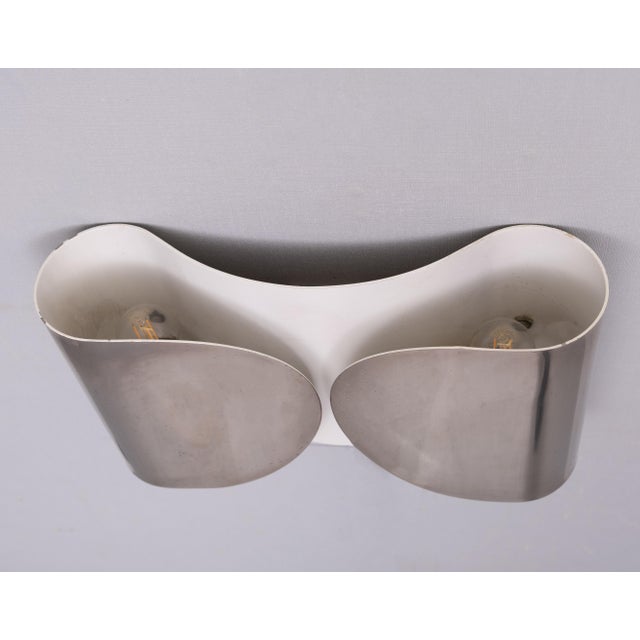 Flos Vintage Italian Foglio Wall Lights by Afra & Tobia Scarpa for Flos, 1970s, Set of 5 For Sale - Image 4 of 8