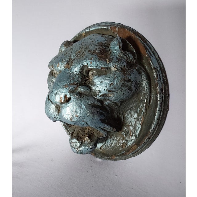 Antique 19thC Carved Architectural Lion Medallions, Gothic Plaques For Sale - Image 12 of 16