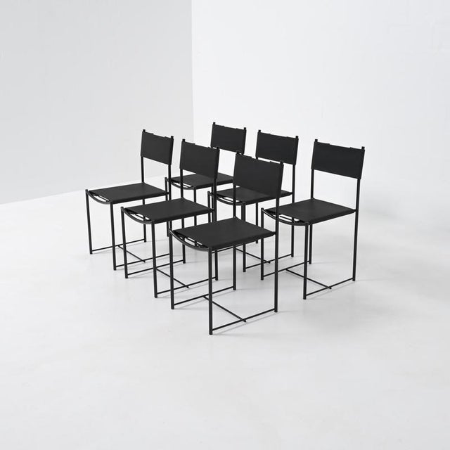 Spaghetti Chairs by G. Belotti for Alias, 1970s, Set of 6 For Sale - Image 13 of 18