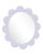 Contemporary Fleur Home x Chairish Iris Oval Mirror in Spring Iris, 37x32 For Sale - Image 3 of 3