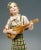 Art Deco Girl with Ukulele Figurine by Stephan Dakon, 1930s For Sale - Image 6 of 8