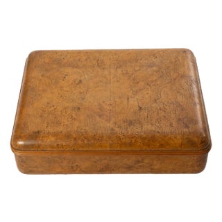 Antique Carpathian Elm Burl Box For Sale
