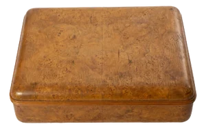 Antique Carpathian Elm Burl Box