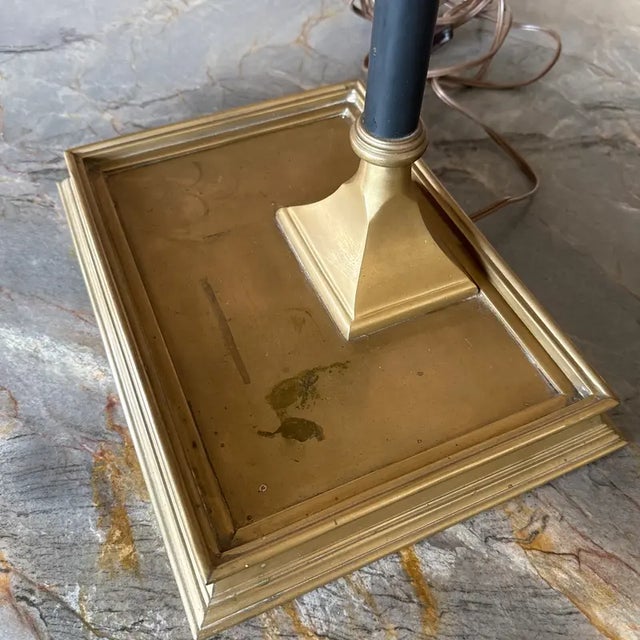 Vintage Chapman Brass Desk Lamp For Sale - Image 11 of 17