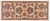 Shabby Chic Ziegler Beige/Red Wool Runner Rug- 2'0'' X 5'1'' For Sale - Image 10 of 10