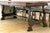 Brown Vintage Spanish Continental Style Inlaid Extension Dining Table For Sale - Image 8 of 18