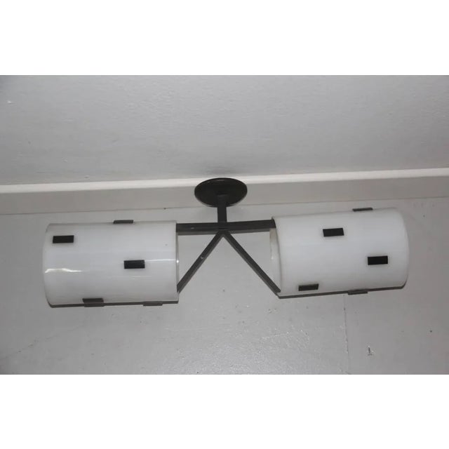 1960s Large Acrylic Glass Wall Sconce from Esperia For Sale - Image 5 of 9