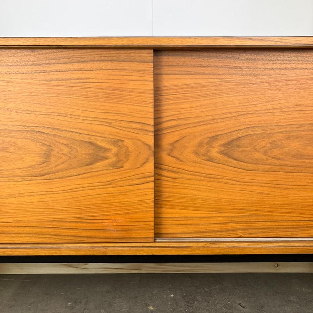 Sideboard in Walnut with Black Formica Top by Lothar Wegner, 1960s For Sale - Image 4 of 11