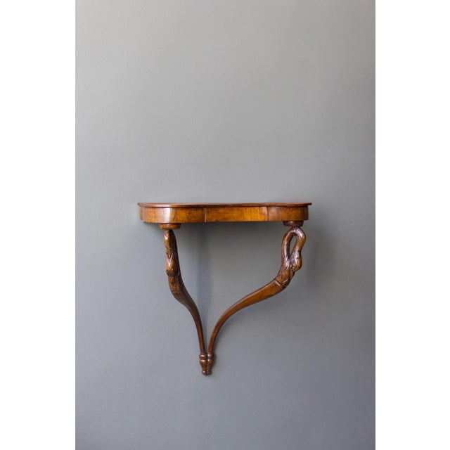 Wall Mounted Console Tables or Nightstands attributed to Guglielmo Ulrich, 1950s, Set of 2 For Sale - Image 4 of 9