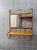Vintage Bamboo Wall Shelf With Mirror and Towel Rack For Sale - Image 6 of 10