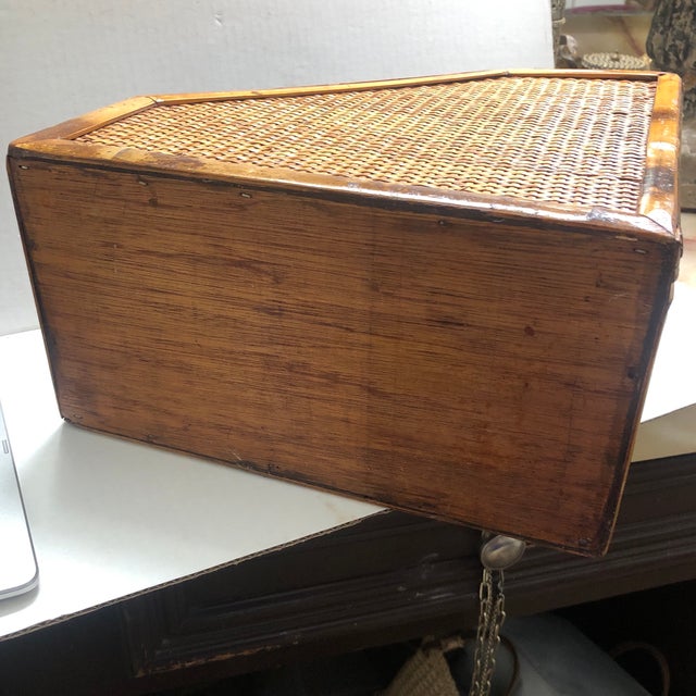 Wood Vintage Mid Century Modern Magazine/File Holder For Sale - Image 7 of 10