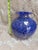 1990s Vinatge Maestri Vertrai Hand Blown Blue Glass Vase For Sale - Image 5 of 5