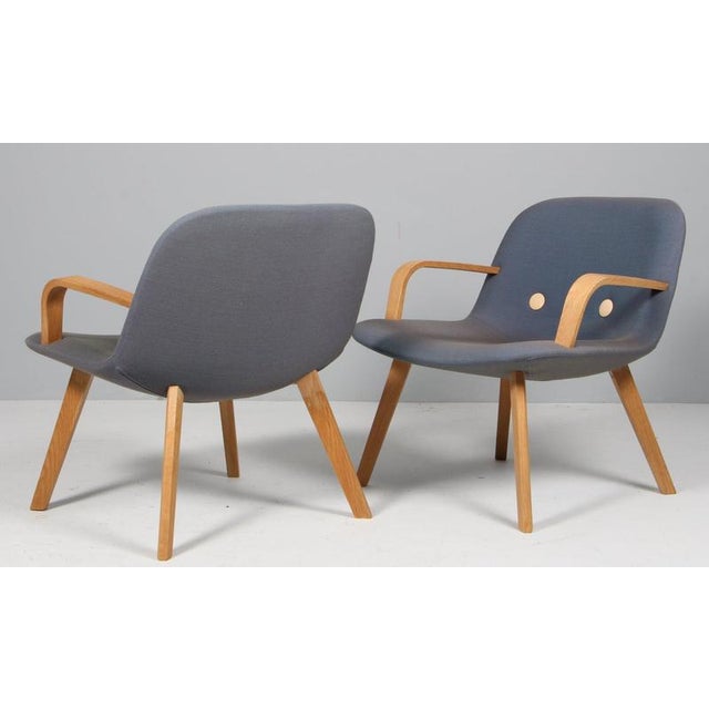 2000 - 2009 Lounge Chair by Johannes Foersom and Peter Hjorth-Lorentzen for Erik Jørgensen, 2000s, Set of 2 For Sale - Image 5 of 6