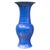 Mid-20th Century Chinese Mottled Blue Glazed Porcelain Baluster Vase, 1950s For Sale - Image 4 of 8