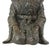 Japanese Artist, Bronze Sculpture of a Japanese Warrior Kneeling Samurai, 1950s, Bronze For Sale - Image 6 of 13