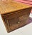 Vintage Wooden Trunk with a diamond design throughout, brass hardware. Perfect for display or to house blankets or kids...