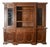 Double-body Sideboard in Wood, Metal, and Glass For Sale