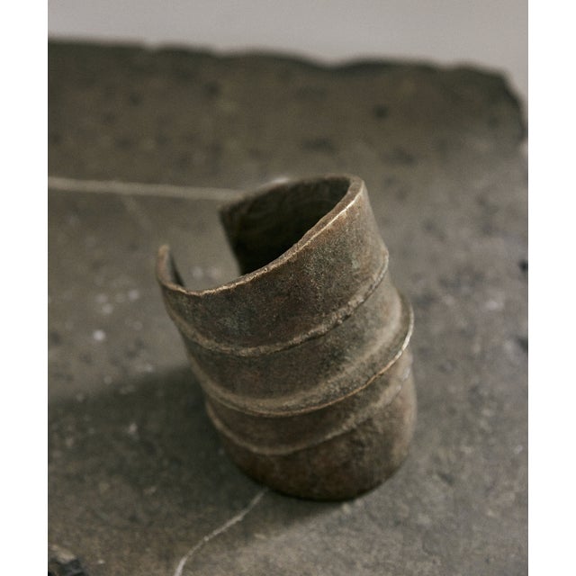 African Antique Bronze African Currency Piece For Sale - Image 3 of 6