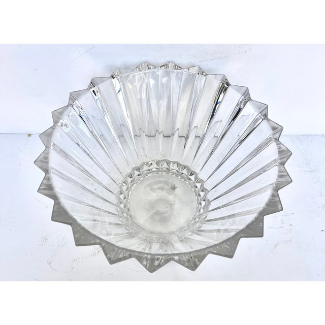 Glass Late 20th Century Rosenthal Cllassic Lead Crystal Fluted Bowl For Sale - Image 7 of 10