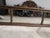 1920s Antique 1920s Colonial Revival 3-Panel Etched Glass Wall Mirror, Carved Wood Frame, For Sale - Image 5 of 10