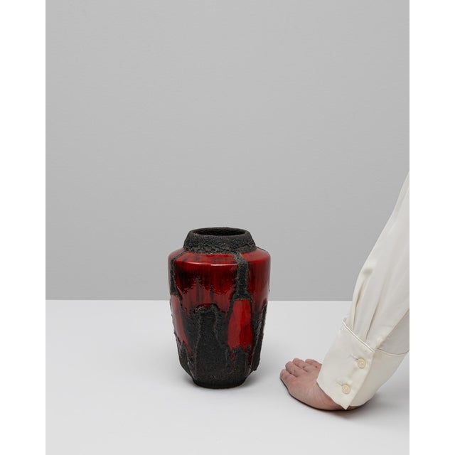 Mid-Century Modern 20th Century German Ceramic Vase For Sale - Image 3 of 18