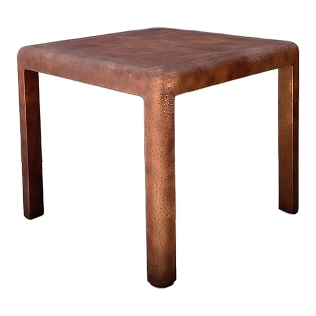 Vintage Karl Springer Ostrich Game Table For Sale