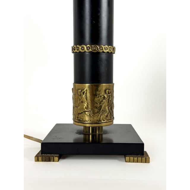 Swedish Modern Model 8019 Table Lamp by Karl Borén for Boréns, Sweden, 1940s For Sale - Image 3 of 12