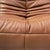 Togo Lounge Chair in Dark Cognac Leather attributed to Michel Ducaroy for Ligne Roset For Sale - Image 6 of 13
