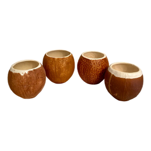 Trader Vics Tiki Coconut Cups - Set of 4