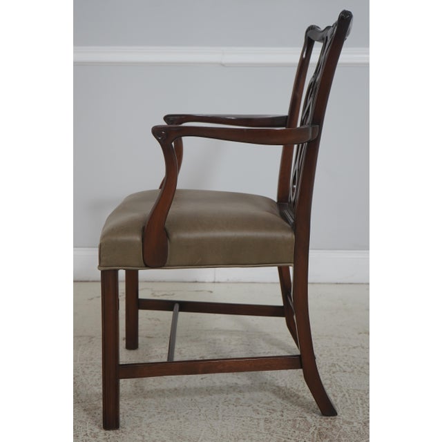 Chippendale Set of 12 Smith & Watson Chippendale Style Dining Chairs For Sale - Image 3 of 18