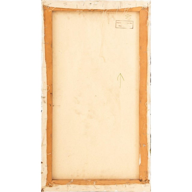 Contemporary Andy Miller Abstract Composition Oil, 1983 For Sale - Image 3 of 4
