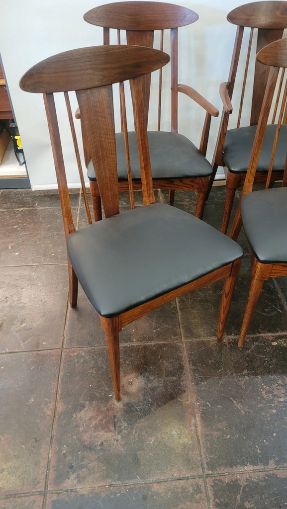 1960s Mid-Century Modern Bonnie Garrison Persimon Cat Eye Chair