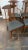 Mid-Century Modern 1960s Mid-Century Modern Bonnie Garrison Persimon Cat Eye Chair Set Six Walnut For Sale - Image 3 of 9