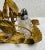 1950s Vintage Italian Gold Leaf Tole Crystal Shakers For Sale - Image 5 of 6