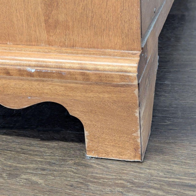 Nichols & Stone Solid Wood 8-Drawer Dresser – Classic Chestnut Finish For Sale - Image 11 of 11